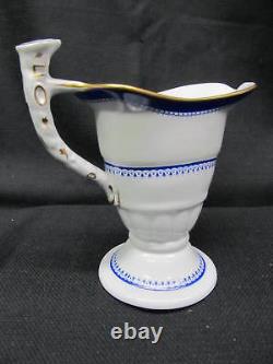 Copeland Spode Newburyport Blue & White Tea Set with 6 Cups & Saucers, Teapot