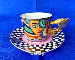 Cup with Saucer, The Royal Collection, gold plated porcelain