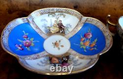 Dresen in Decadence Watteau Helena Wolfsohns Demitasse cup &saucer blue