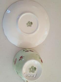 England Bone China Teacup and Saucer Sets Lot (7)