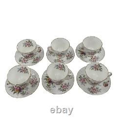 English Garden by Duchess Tea Cup Saucer Cream Sugar Rose Bone China England