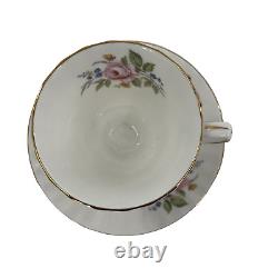 English Garden by Duchess Tea Cup Saucer Cream Sugar Rose Bone China England