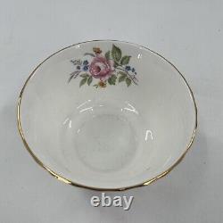 English Garden by Duchess Tea Cup Saucer Cream Sugar Rose Bone China England