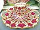 English Porcelain Rare 1825 Tea Cup And Saucer Trio Ridgway Teacup Cake Plate