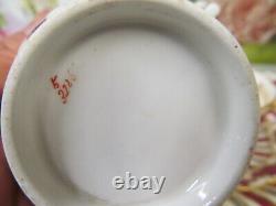 English Porcelain rare 1825 tea cup and saucer trio RIDGWAY teacup cake plate