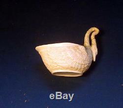 Fine Antique 18th century French Old Paris Porcelain Swan Tea Cup Bisque 1800