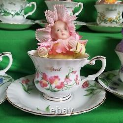 Flower Babies of the Month Tea Cup/Saucer Set Ashton Drake