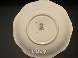 Foley EB 1850 Pale Blue Black Rose Fine Bone Chine From England
