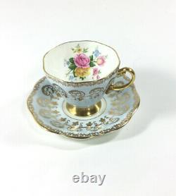 Foley EB Gold And Roses Bone China Tea Cup & Saucer England Tea