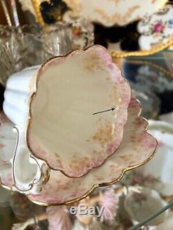 Foley Pre Shelley Wileman CUP & SAUCER RARE Antique 1893 Dainty Pink Empire Ivy