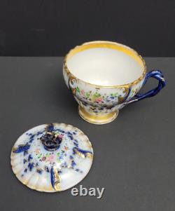 Friedrich Adolph FA Schumann Berlin Germany Porcelain Covered Cup Antique SRM