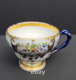Friedrich Adolph FA Schumann Berlin Germany Porcelain Covered Cup Antique SRM