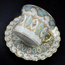 Frilly L S & S Limoges Tea Cup & Saucer