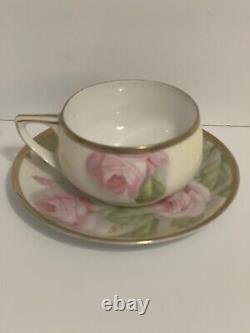 Gorgeous Art Nouveau Tea Cup & Saucer Rosenthal Donatello about 1929