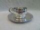 Gorgeous Early 20th C French Sterling Silver Tea Cup Empire St Ch Barrier L6