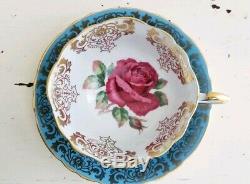 Gorgeous Red Rose Paragon Teacup and Saucer