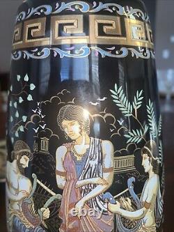 Greek Gods Goddesses Tea Cup & Saucer Set Greek God 24k Gold Trim Hand Painted
