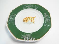 HERMES Paris Tea Cup & Saucer Dog Series Labrador Porcelain Tableware EX