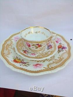 H&r Daniel Trio Tea Cup Saucer & Large Plate