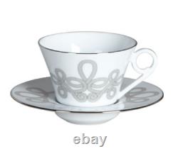 Haviland Brandebourg Tea Cup & Saucer H2056