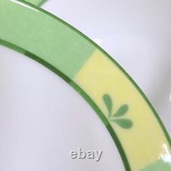 Hermes Africa Green Tea Cup Top Lid Cover Porcelain Tableware 3 Sets NO SAUCER