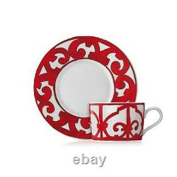 Hermes Balcon Du Guadalquivir Pair Of Tea Cups & Saucers #p011016p Brand Nib F/s