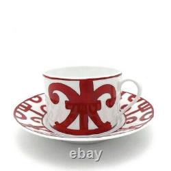 Hermes Balcony du Guadalquivir Tea Cup & Saucer Set withBox Card New Unused