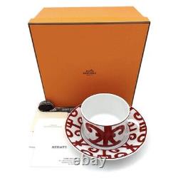 Hermes Balcony du Guadalquivir Tea Cup & Saucer Set withBox Card New Unused