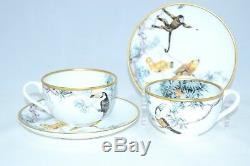 Hermes Carnets d'Equateur tea Cup and Saucer Set of 2 with Box Dinnerware coffee