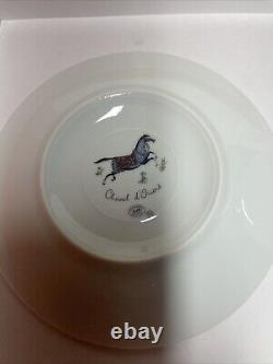 Hermes Cheval d'Orient Tea Cup Saucer Tableware 2 set Horse Coffee Auth New No, 1