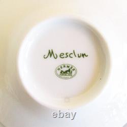 Hermes Mesclun Pair Oriental Cup & Saucer With Lid Teacup / Tea Saucer / 2 Cups