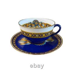 Hermes Paris Cocarde de Soie Tea Cup and Saucer