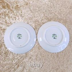 Hermes Paris Tea Cup Saucer Africa Green Porcelain Tableware 2 Sets