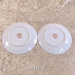 Hermes Paris Tea Cup Saucer Africa Orange Porcelain Tableware 2 Sets withBox