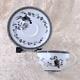 Hermes Paris Tea Cup & Saucer Estampe De Toucans Black Rare Porcelain Tableware