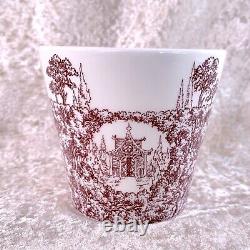 Hermes Paris Tea Cup & Saucer LES MAISONS ENCHANTEES Porcelain Tableware withBox