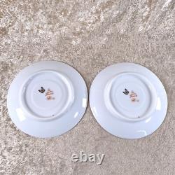 Hermes Paris Tea Cup Saucer La Siesta Yellow Porcelain Tableware 2 Sets