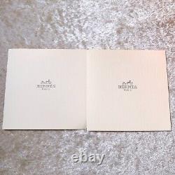 Hermes Paris Tea Cup Saucer La Siesta Yellow Porcelain Tableware 2 Sets with Box
