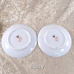 Hermes Paris Tea Cup Saucer La Siesta Yellow Porcelain Tableware 2 Sets with Box