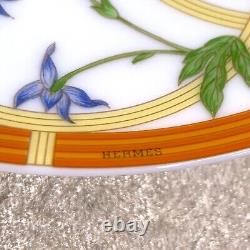 Hermes Paris Tea Cup Saucer La Siesta Yellow Porcelain Tableware 2 Sets with Box