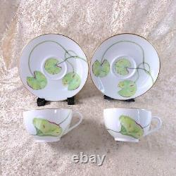 Hermes Paris Tea &Cup Saucer Nil Nile Porcelain Tableware 2 Sets
