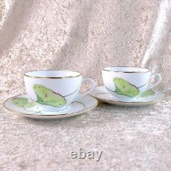 Hermes Paris Tea Cup & Saucer Nil Nile Porcelain Tableware 2 Sets