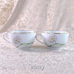 Hermes Paris Tea Cup & Saucer Nil Nile Porcelain Tableware 2 Sets