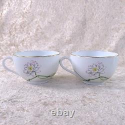 Hermes Paris Tea &Cup Saucer Nil Nile Porcelain Tableware 2 Sets