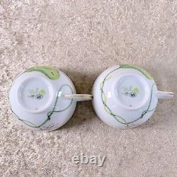 Hermes Paris Tea &Cup Saucer Nil Nile Porcelain Tableware 2 Sets