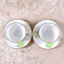 Hermes Paris Tea Cup & Saucer Nil Nile Porcelain Tableware 2 Sets