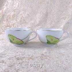 Hermes Paris Tea &Cup Saucer Nil Nile Porcelain Tableware 2 Sets