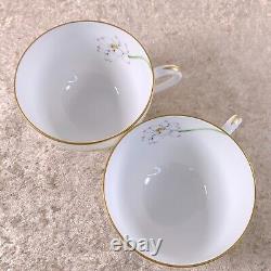 Hermes Paris Tea &Cup Saucer Nil Nile Porcelain Tableware 2 Sets