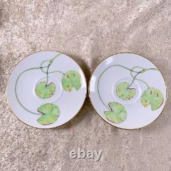 Hermes Paris Tea &Cup Saucer Nil Nile Porcelain Tableware 2 Sets