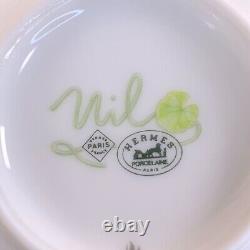 Hermes Paris Tea &Cup Saucer Nil Nile Porcelain Tableware 2 Sets
